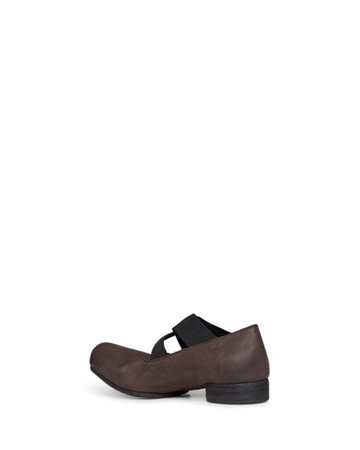 Uma Wang White Leather Ballet Flats