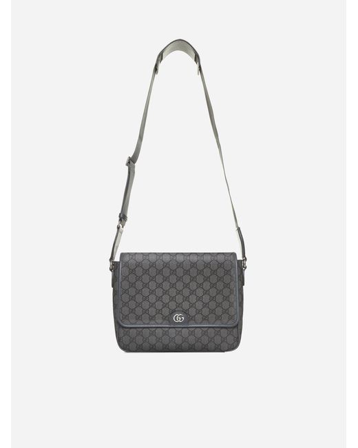 Gucci White Ophidia GG Fabric Bag for men