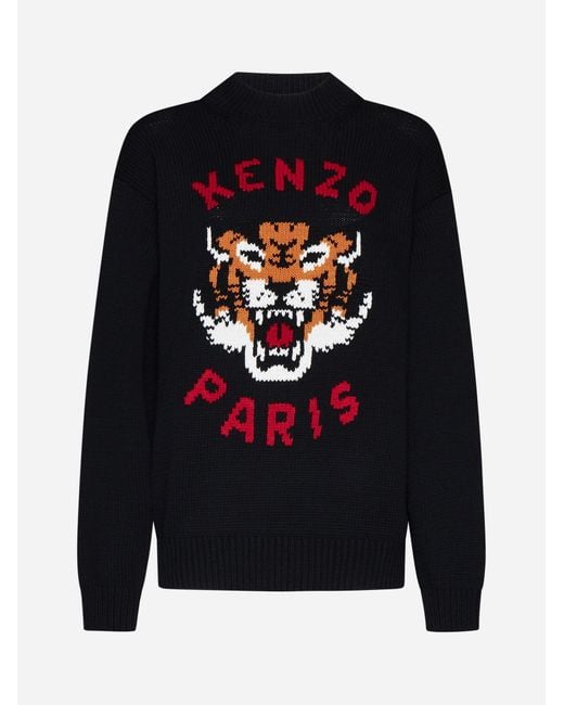 KENZO Blue Sweaters