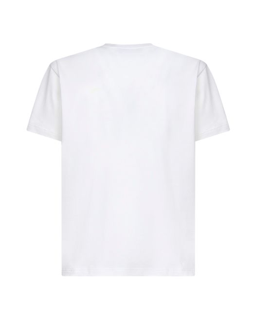 Gucci White Cotton Jersey T-Shirt With Print for men