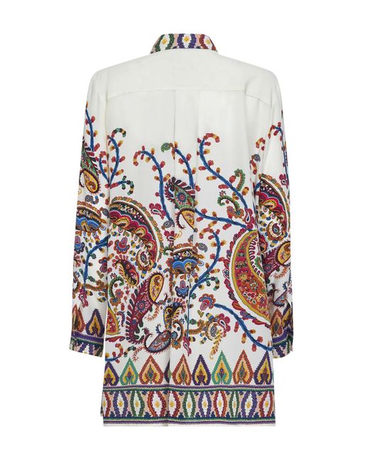Camicia Lunga di Etro in White