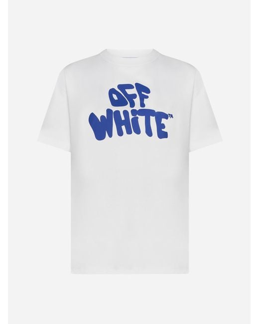 全日本送料無料 Off-White in T-shirt Cotton Logo Type 70s Abloh Virgil c/o トップス