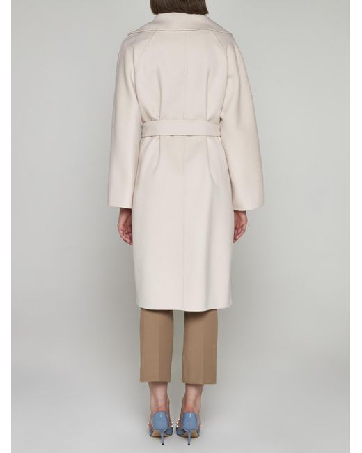 Weekend by Maxmara White Rovo Belted Wool Coat