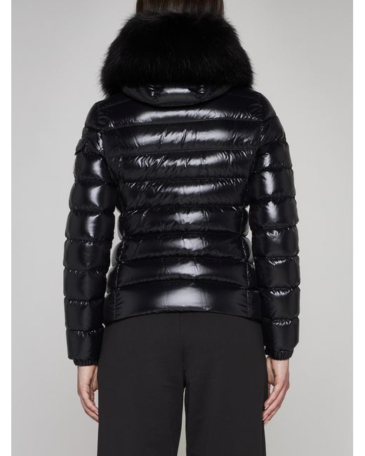 Moncler Badyfur Quilted Nylon Down Jacket in Black Lyst UK