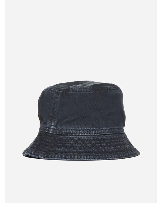 Carhartt Blue Clark Cotton Bucket Hat for men