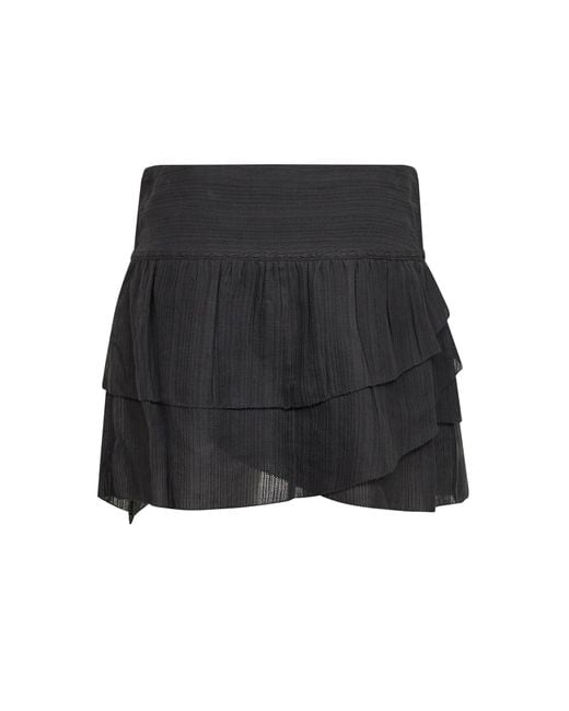 Isabel Marant Black Marant Etoile Voile Dejha Mini Skirt