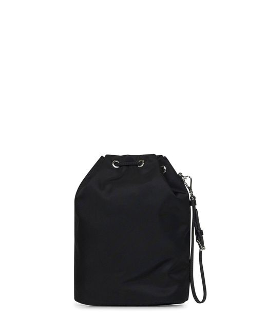 Prada Black Bucket Pouch Bag