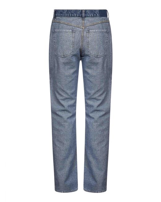 MM6 by Maison Margiela Blue Denim Inside Out-Effect Jeans for men
