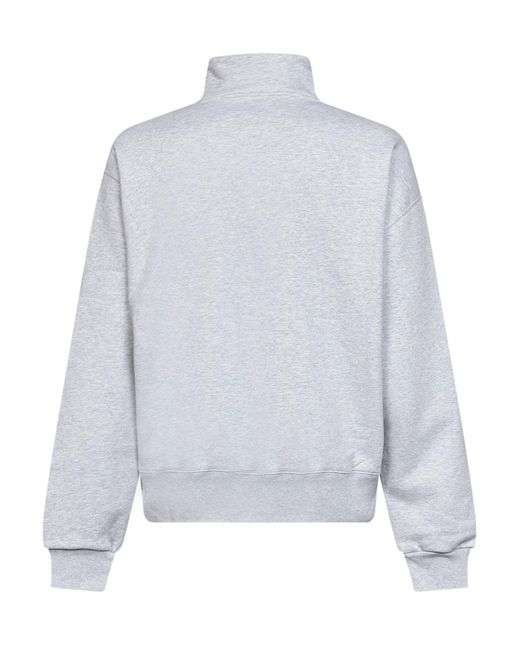 Jacquemus Gray The Gros Grain Zipped-Rollneck Sweatshirt for men
