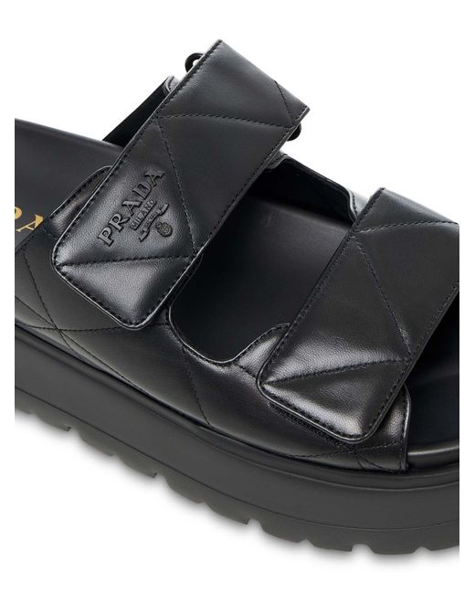 Sandali Zeppa di PRADA CALZATURE in Black