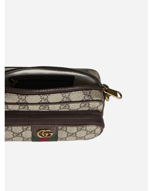 Gucci White Ophidia GG Fabric Mini Bag for men