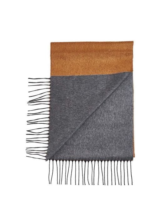 D 40 White And Scarf With Fringes for men