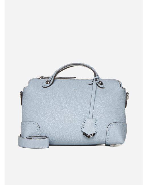 Fendi Blue By The Way Leather Medium Bag