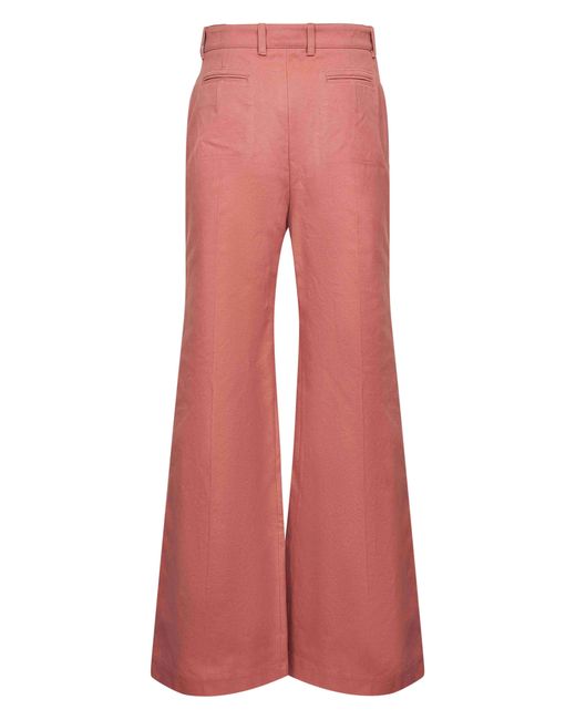 Pantaloni Svasati di Chloé in Red