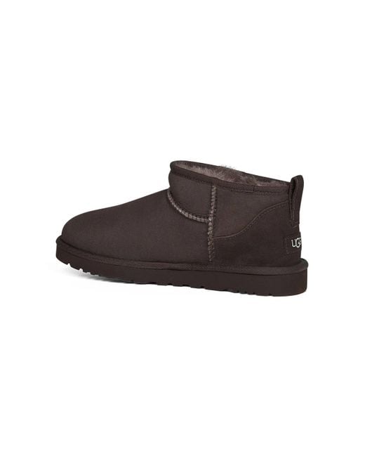 Ugg Brown Dusted Cocoa Classic Ultra Mini Ankle Boots for men