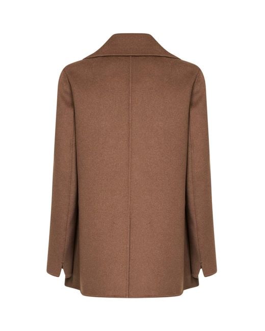 Max Mara Brown Camel Smmrita Double-Breasted Jacket