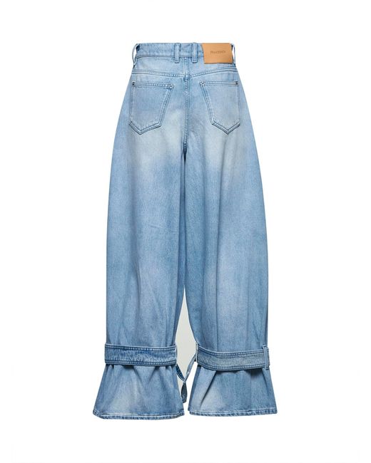 J.W. Anderson Blue Jw Anderson Denim Buckled Cuff Jeans
