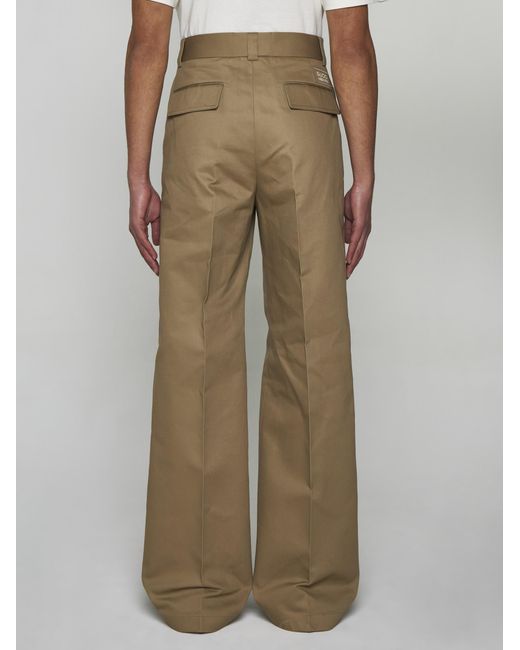 Gucci Natural Cotton Cargo Trousers for men