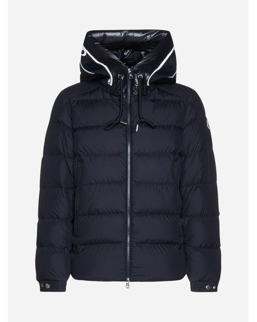 Moncler Synthetic Cardere Quilted Nylon Down Jacket in Blue for Men | Lyst