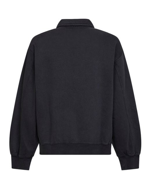 Carhartt Blue Half Zip Detroit Sweatshirt for men