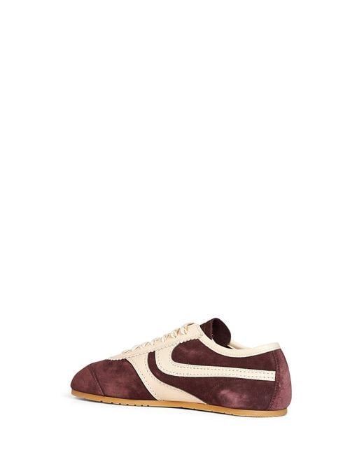 Dries Van Noten Multicolor Dark Suede Sneakers With Leather Details<Br for men