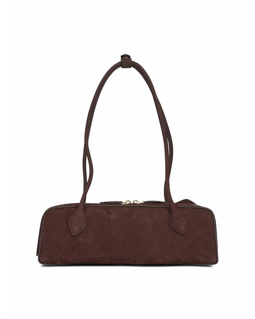 Alaïa Brown Le Teckel Medium Shoulder Bag