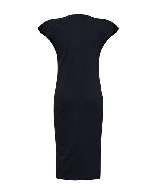 Isabel Marant Blue Cotton Jersey Nadeline Midi Dress