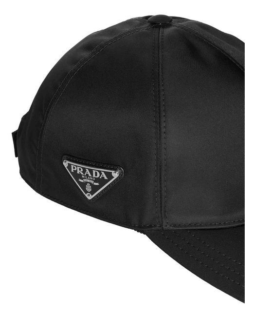 Cappello Da Baseball di Prada in Black da Uomo