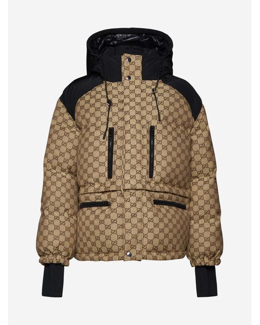 Gucci Brown GG Canvas Bomber Jacket