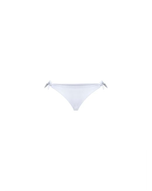 Brunello Cucinelli White Bikini Bottom