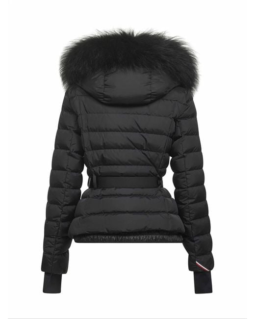 Moncler Black Beverley Hooded Ski Down Jacket