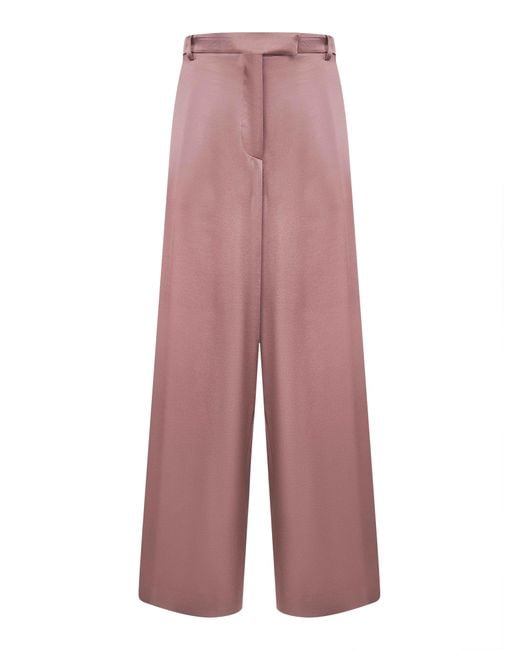 Pantaloni A Gamba Larga di Dries Van Noten in Purple