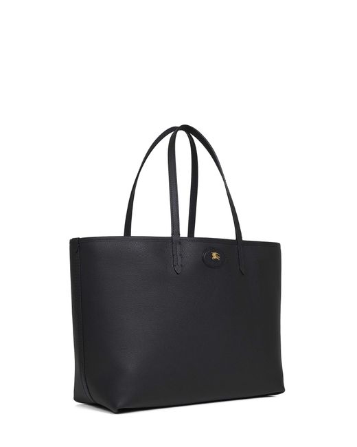 Burberry Black Bloomsbury Medium Reversible Tote Bag