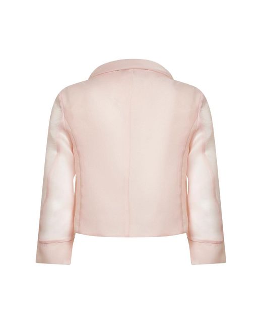 Blanca Vita Pink Amethyst Organza Bainka Bolero Jacket