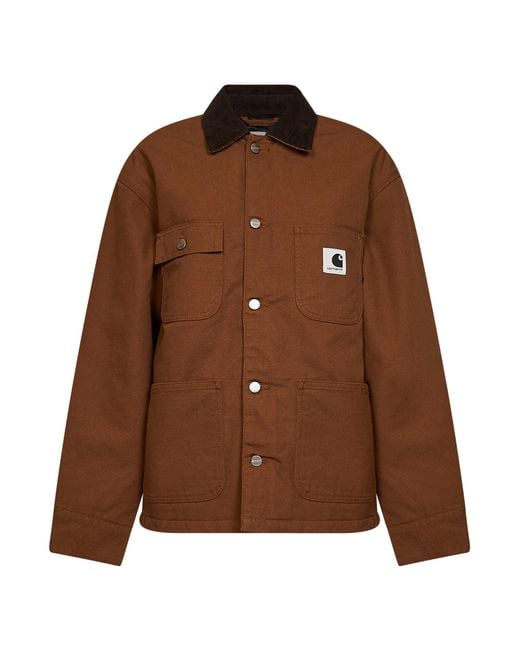 Carhartt Brown Tobacco Og Michigan Coat Jacket