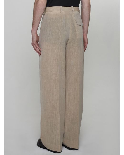 Jacquemus Natural Trousers for men