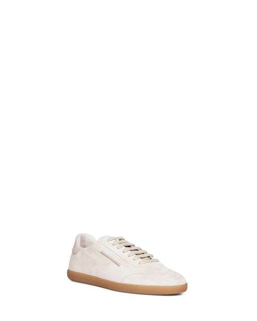 Zegna White Suede 232 Low-Top Sneakers for men