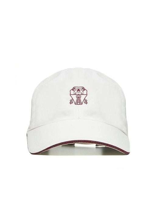 Cappello Da Baseball di Brunello Cucinelli in White da Uomo