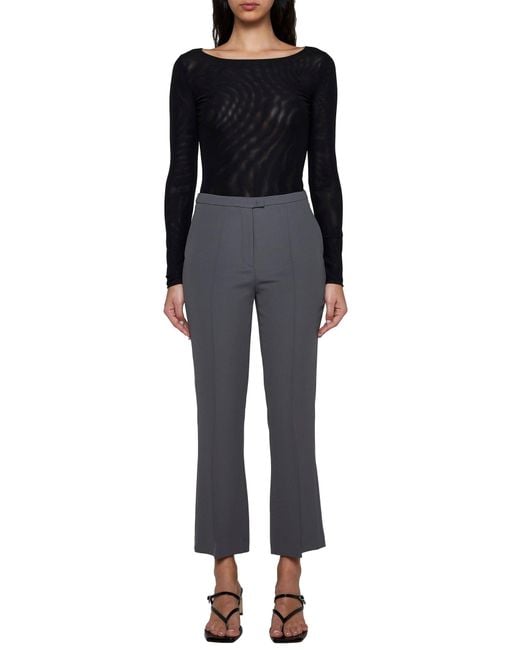 Blanca Vita Black Stretch Tulle Brovallia Bodysuit