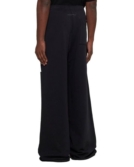 MM6 by Maison Martin Margiela Blue Jersey Sweatpants for men
