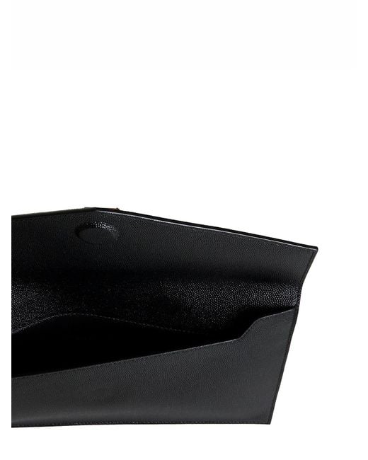 Saint Laurent White Uptown Pouch