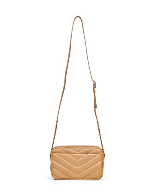 Saint Laurent Natural Tan Loulou Camera Bag