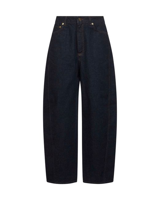 Givenchy Blue Cotton Denim Coccon Jeans