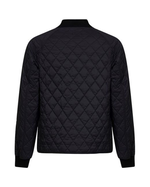 Burberry Blue Quilted Nylon Jacket for men