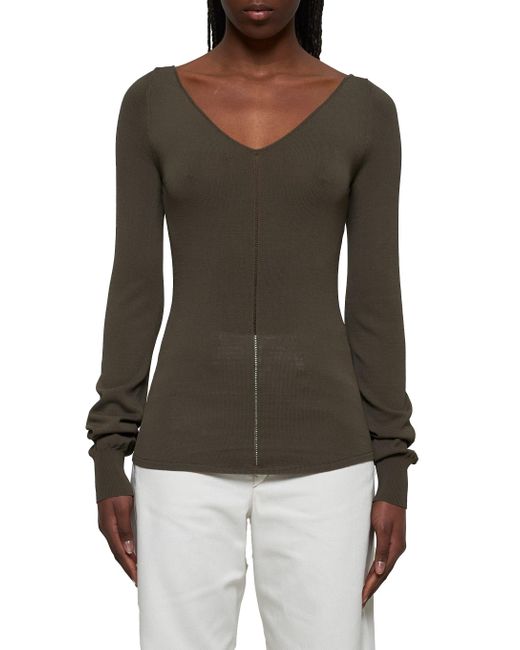 Lemaire Green Knit Top