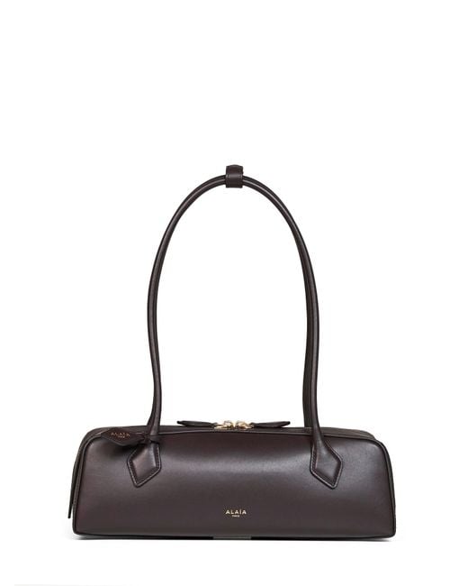 Alaïa White Shoulder Bag Le Teckel Dark