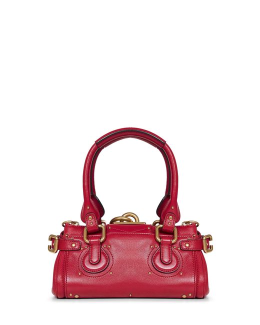 Chloé Red Tulip Paddington Small Handbag