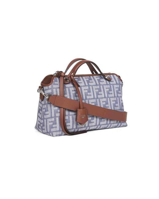 Fendi Blue By The Way Soft Medium Handbag