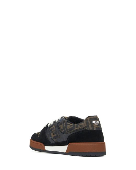 Fendi Black Sneakers Match for men