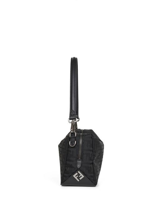 Fendi Black Lui Medium Squared Ff” Handbag <Br for men